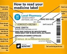Image result for Medication Storage Label