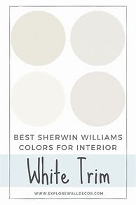 Image result for Best Sherwin-Williams Trim White