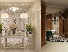 Image result for Mirror Wall Paneling Material