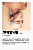 Image result for Ariana Grande Sweetener Poster