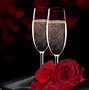 Image result for Rose Gold Champagne Glasses with Black Background
