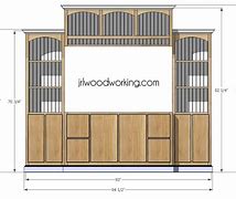 Image result for Entertainment Center Plans