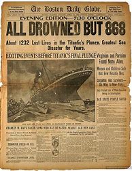 Image result for Historical Newspaper Front Pages