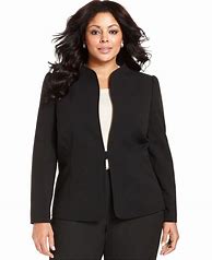Image result for Plus Size Black Suit Jacket