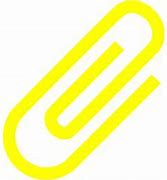Image result for Yellow Paper Clip Art