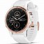 Image result for Garmin Fenix 5S Quick Fit White and Rose Gold Band