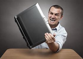 Image result for Guy Smashing a Laptop
