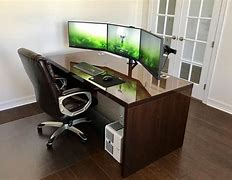 Image result for Triple Monitor Setup Up