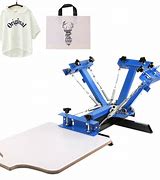 Image result for Screen Printing Machine Image Outline