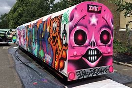 Image result for Urban Art Train