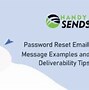 Image result for Password Reset Sample Message