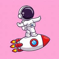Image result for Cartoon Astronaut Outline
