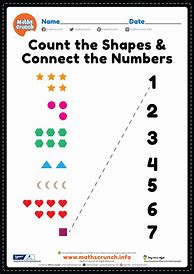 Image result for Kindergarten Math Worksheets to Print Off