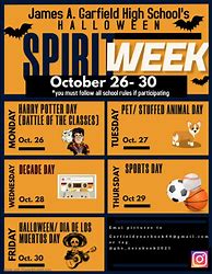 Image result for Halloween Spirit Week Ideas