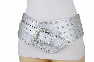 Image result for Women's Silver Belts