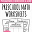 Image result for Preschool Valentine Math Worksheets