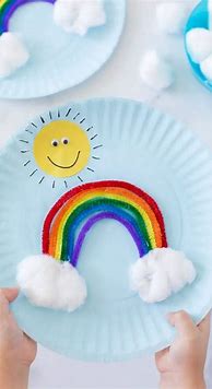 Image result for Preschool Rainbow Craft Ideas