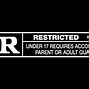 Image result for Rated R Clip Art