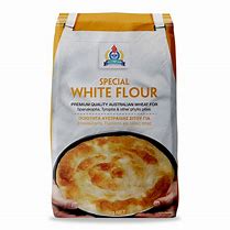 Image result for White Flour in a Clkear Bag