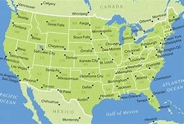 Image result for All Major Cities USA Map