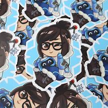 Image result for Cute Overwatch Mei Sticker