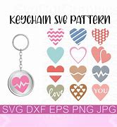 Image result for Heart Keychain SVG