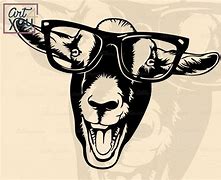 Image result for Funny Goat Head Silhouette