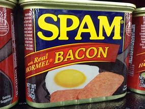 Image result for Picture of Spam in a Hawaii Walmart