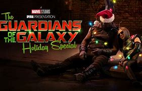 Image result for Gaurdinas of the Galaxy Holoday Specal Movie Poster