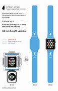 Image result for Apple I Watch Template Digital Clock