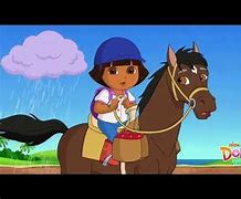 Image result for Dora the Explorer Sparky Riding