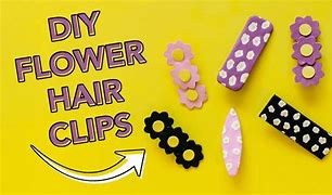 Image result for DIY Flower Hair Clips