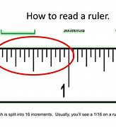 Image result for How to Read a Inch On Ruler Measurements