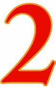 Image result for Red Number 2