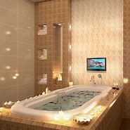 Image result for Waterproof Bathroom Mirror TV