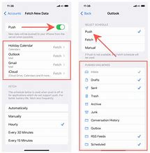 Image result for iPhone Email Settings Push