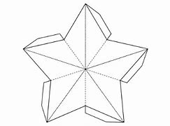 Image result for 3D Christmas Star Template