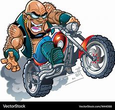Image result for Crazy Biker Cartoon
