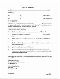 Image result for Construction Work Contract Template Free Ireland