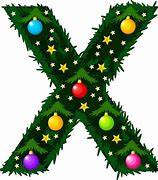 Image result for Christmas Letter X