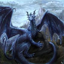 Image result for Blue Dragon Drawing