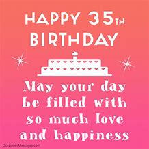 Image result for Happy 35th Birthday Quotes