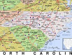 Image result for North Carolina in Us Map
