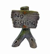 Image result for No Fishing Embossed Sign