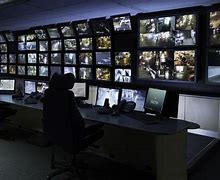 Image result for CCTV Security Camera System with Blue Black Background