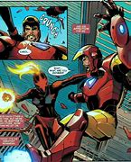 Image result for Iron Man X Captain Marvel