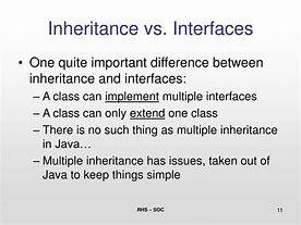 Image result for Java Differenciate Between Inheritance and Interface
