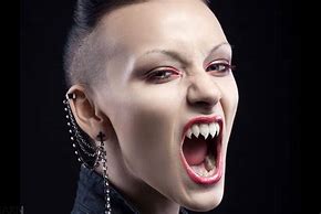 Image result for Women with Sharp Teeth