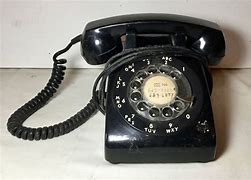 Image result for 50s Black Rotary Phone