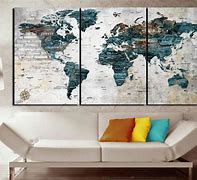 Image result for Personalized World Map Canvas